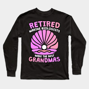 Retired Marine Biologist Marine Biology Long Sleeve T-Shirt